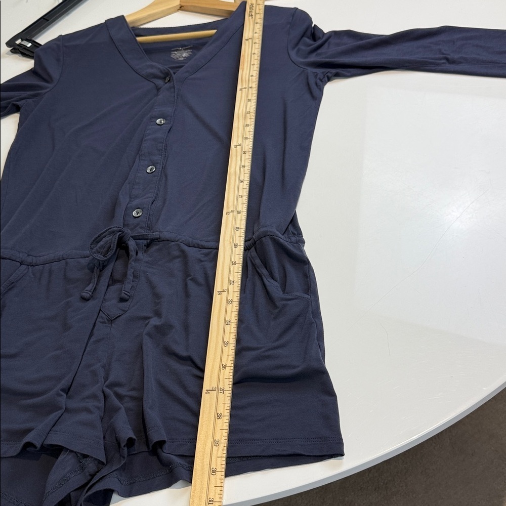 Knix Navy Button-Up Romper Size Small - Picture 5 of 5